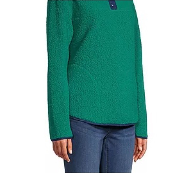 St. John's Bay SHERPA TEDDY JACKET - soft sweatshirts: blackwatch plaid or green - Picture 15 of 16